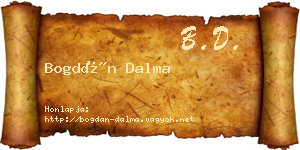 Bogdán Dalma névjegykártya